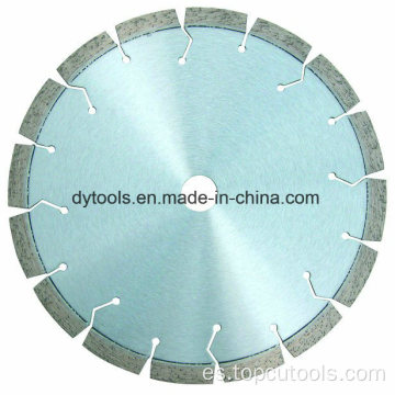 Cuchilla de sierra circular soldada de diamante láser para concreto / hormigón reforzado